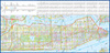New York city street map 1:75 000 laminat 2025