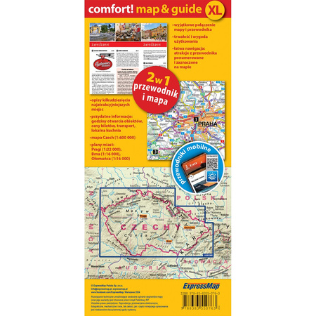 Czechy map&guide XL PL laminat 2024