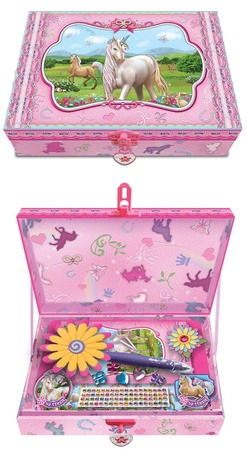 Zestaw artystyczny w pudełku Jednorożce