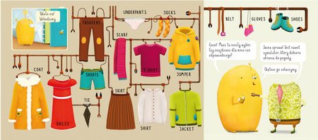 Ubrania i pogoda. Pops i Boti uczą angielskiego. 1