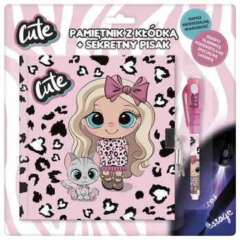 Pamiętnik z kłódką + sekretny pisak Best Friends 10