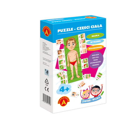 Puzzle Części ciała zabawa i nauka 1831