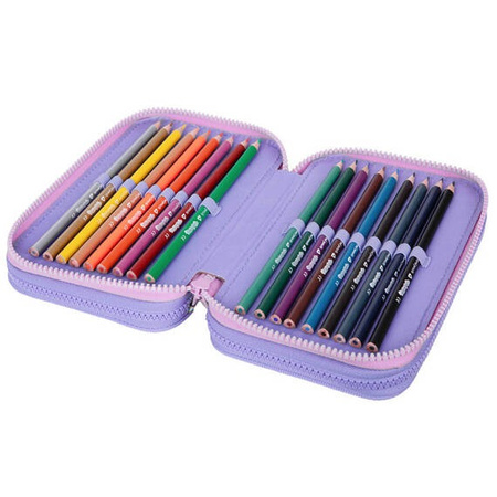 Piórnik 3-komorowy z wyposażeniem Coolpack Jumper 3 Sew Heart