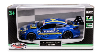 MSZ Mercedes-AMG C 63 DTM niebieski w skali 1:43