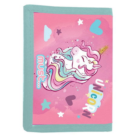 Portfel z breloczkiem Jednorożec