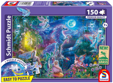 Puzzle 150 PQ Bajka o jednorożcu 113647
