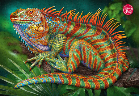 Puzzle 500 CherryPazzi Incredible Iguana 20128