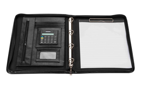 Teczka A4 czarna na suwak 711