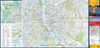 Budapest city street map 1:13 000 laminat 2019