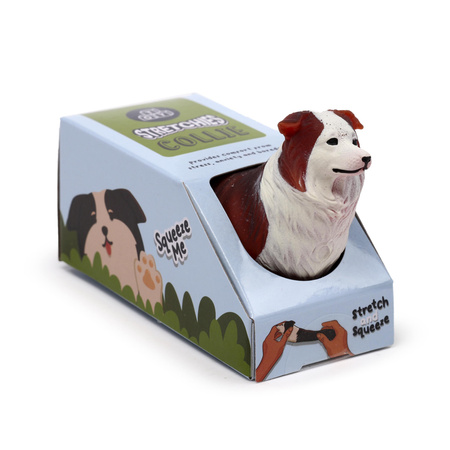 Gniotek rozciągliwy Pies Collie 1 szt.mix TY957