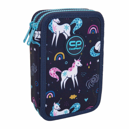 Piórnik podwójny z wyposażeniem Coolpack Jumper 2 Mrs Unicorn