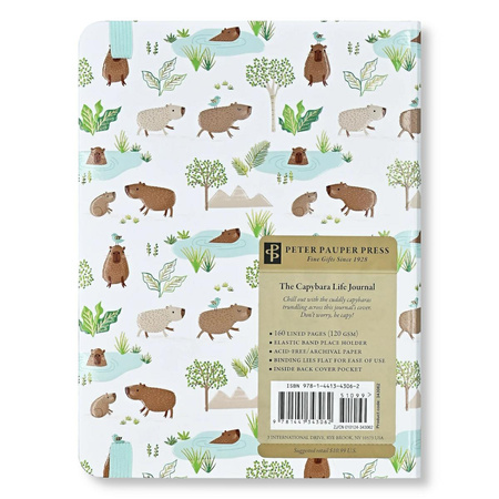Notatnik A5 Midi Kapibara Peter Pauper Press