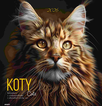 Kalendarz 2026 Koty KAD-9