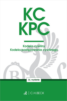 KC. KPC. Kodeks cywilny. Kodeks postępowania cywilnego. Edycja Sędziowska wyd. 36