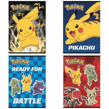 Paczka Zeszyt A5 32k.kratka Pokemon mix pakiet 15 sztuk