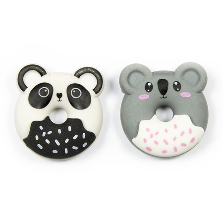 Gumki do mazania zapachowe Kidea panda koala 2 sztuki na blistrze