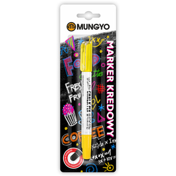 Marker kredowy MUNGYO żółty na blistrze