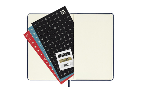 Kalendarz 2025 12M Moleskine P dzienny Sapphire Blue 9x14