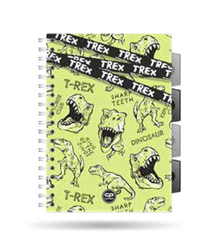 Kołozeszyt A5 100k kratka PP Coolpack dino adventure