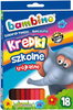 Kredki ołówkowe trójkątne Bambino 18 kolorów