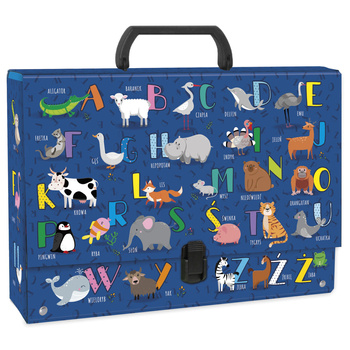 Teczka z rączką gruba Alfabet