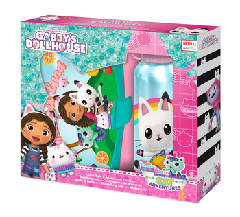 Zestaw śniadaniówka i bidon 500ml Gabby's Dollhouse GD00079