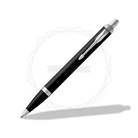 Długopis Parker Im Essential Matte Black CT niebieski 2143632