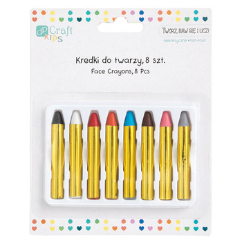 Kredki do malowania twarzy 8szt.
