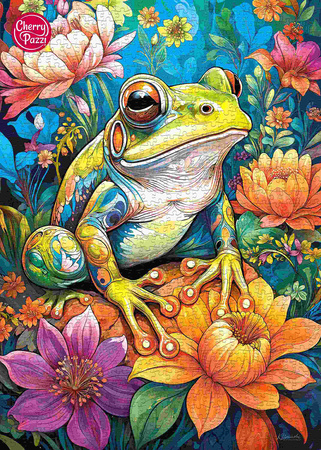 Puzzle 1000 CherryPazzi Flower Power Frog 31100