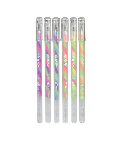 Długopisy żelowe Disney Fashion Stitch pastel 6 szt.