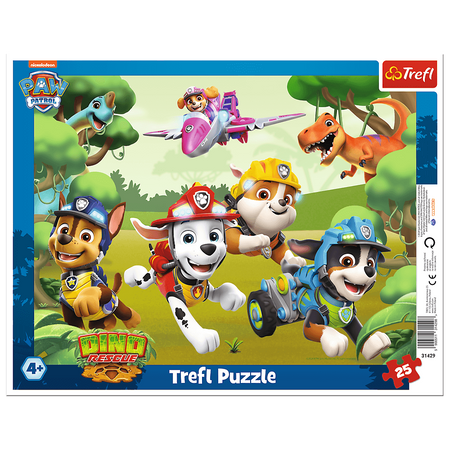 Puzzle 25 Ramkowe Wyczynowe triki piesków Viacom PAW Patrol 31429