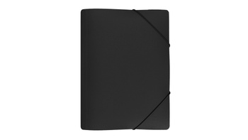 Teczka A4 z gumką szeroka SP czarna