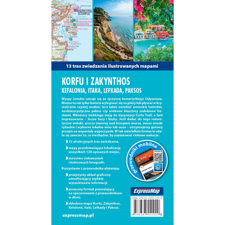 Korfu i Zakynthos zestaw przewodnikowy 2w1 light 2024
