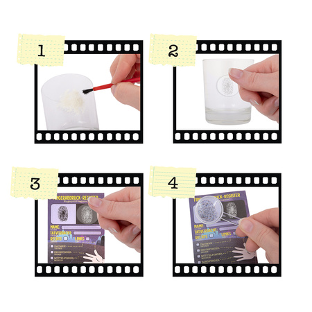 Zestaw do odcisków palców Agent 6 elementów