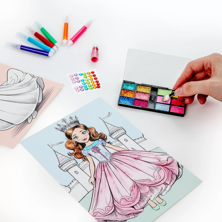 Kolorowanka plansze beauty Kidea