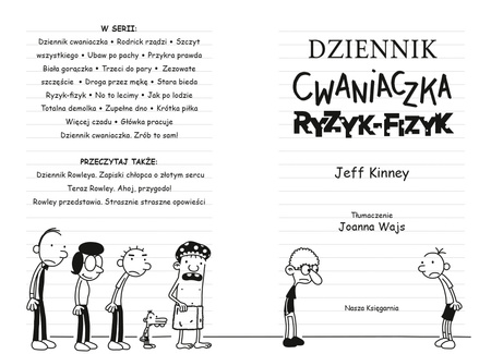 Ryzyk-fizyk. Dziennik cwaniaczka. Tom 11 wyd. 2024