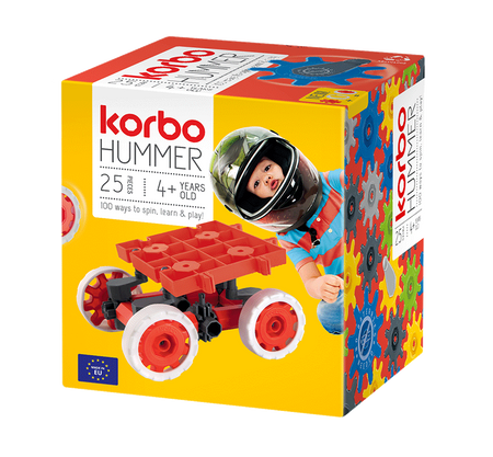 Klocki Korbo Hummer 25 elementów red