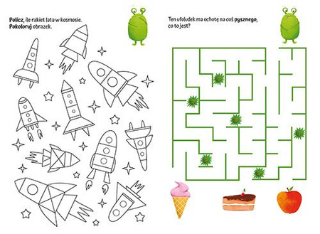 Kosmos - wypukłe naklejki. Zagadkowy zawrót głowy