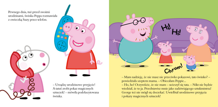O przyjęciu urodzinowym. Świnka Peppa. Opowieści na dobranoc