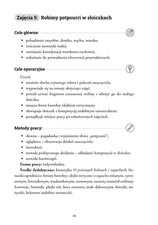 Historyjki na cztery pory roku Scenariusze zajęć z dziećmi z niepełnosprawnością intelektualną w stopniu umiarkowanym i znacznym