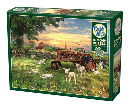 Puzzle 1000 Wschód słońca na wsi 113082