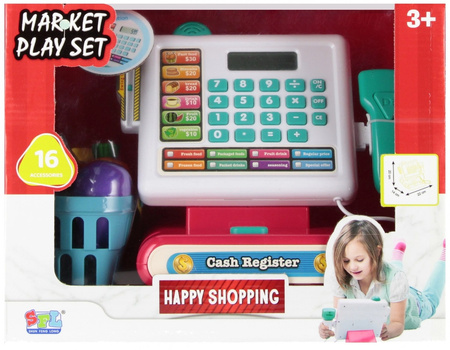 Kasa sklepowa z akcesoriami