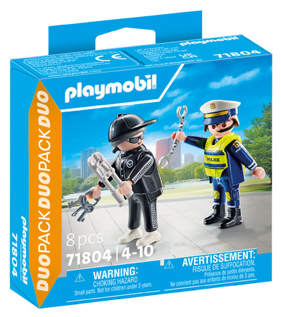 Playmobil Policjant i złodziej 71804