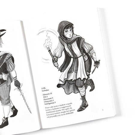 W mroku podziemi. Gra książkowa