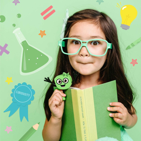 Postać do kąpieli Pippa zestaw z dwiema kostkami sensorycznymi świecącymi w wodzie