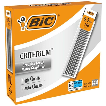 Paczka wkłady BIC Criterium 0,5mm HB 12 opakowań