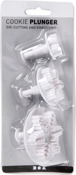 Wycinarka do ciastek świątecznych płatki śniegu 3szt. edycja limitowana