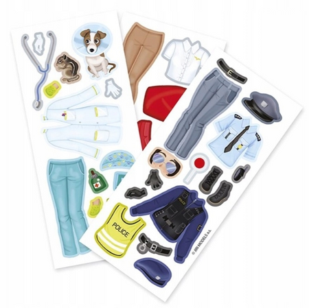 Magnetyczna ubieranka Praca