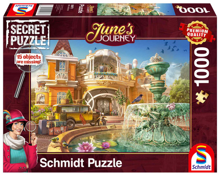 Puzzle 1000 PQ JUNE'S JOURNEY Rodzinny dom na Wyspie Orchidei