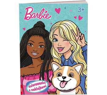 Mattel Barbie Kolorowanka z naklejkami NA-1112